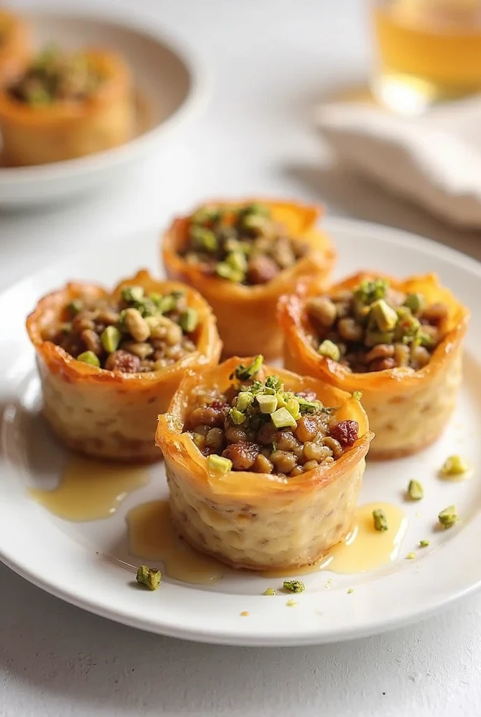 Mini Baklava Cups – Bite-Sized, Sweet, and Simple