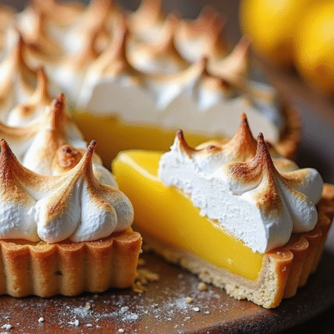 Lemon Meringue Tart: A Zesty, Cloud-Topped Delight