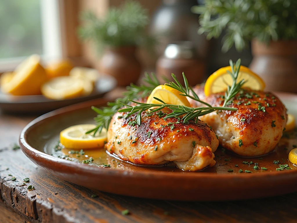 1 Irresistible Zesty Lemon Garlic Herb Chicken: A Flavorful Family Favorite