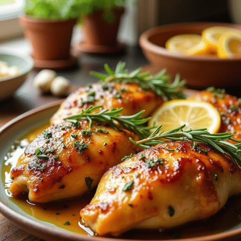 Irresistible Zesty Lemon Garlic Herb Chicken: A Flavorful Family Favorite