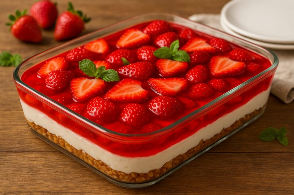 Strawberry Pretzel Salad