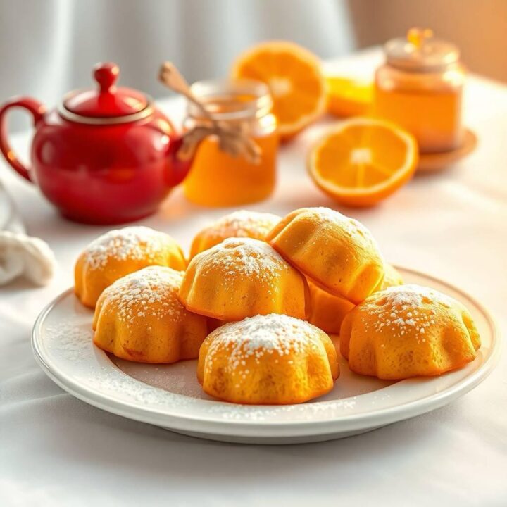 Orange Blossom Honey Madeleines – Light & Floral French Cakes