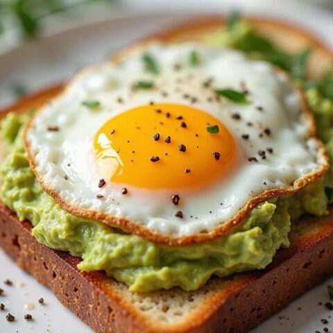 Avocado Toast with Sunny-Side-Up Egg: 5-Minute Power Breakfast You’ll Love