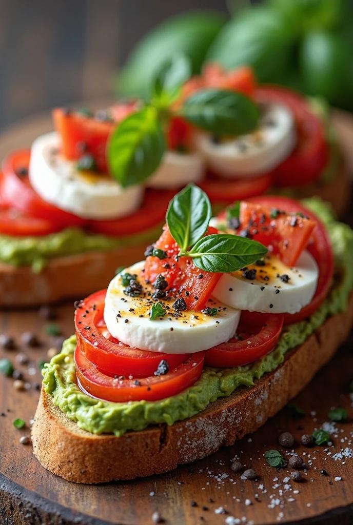 Caprese Avocado Toast