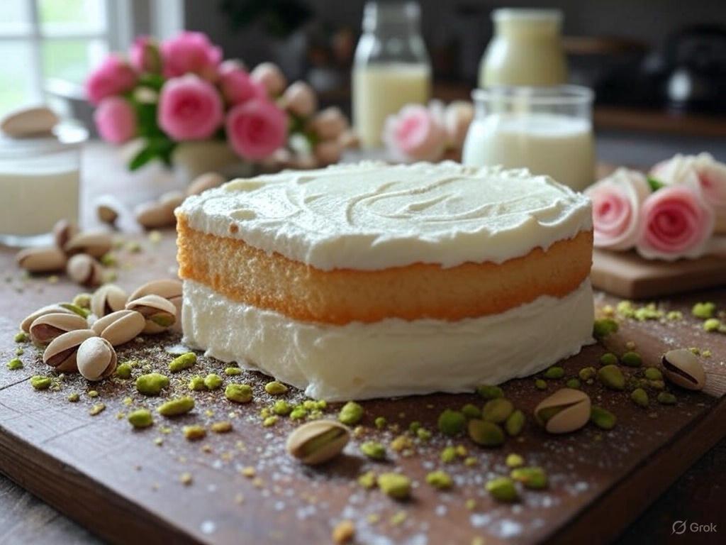 rosewater pistachio