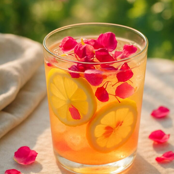 1Refreshing Saffron Rosewater Lemonade – A Luxurious Twist on a Classic Summer Drink