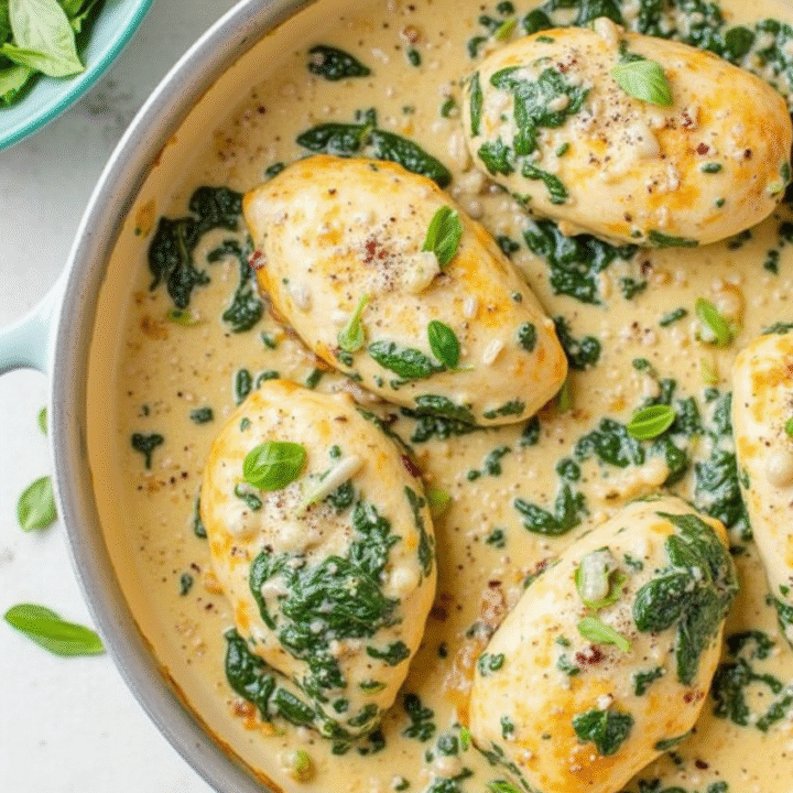 Irresistible Garlic Chicken with Spinach Recipes