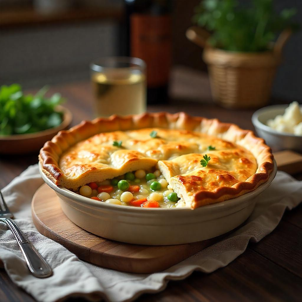 1 Cozy Homestyle Chicken Pot Pie: The Ultimate Comfort Food Classic