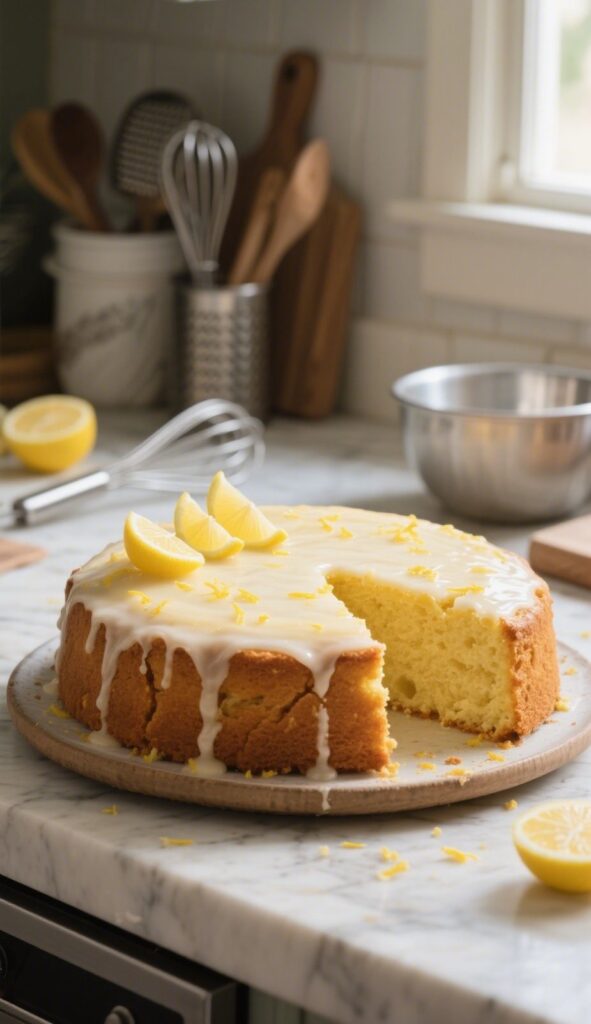 The Only Zesty Lemon Cake Recipe You Need – 6 Ingredients, 1 Bowl!