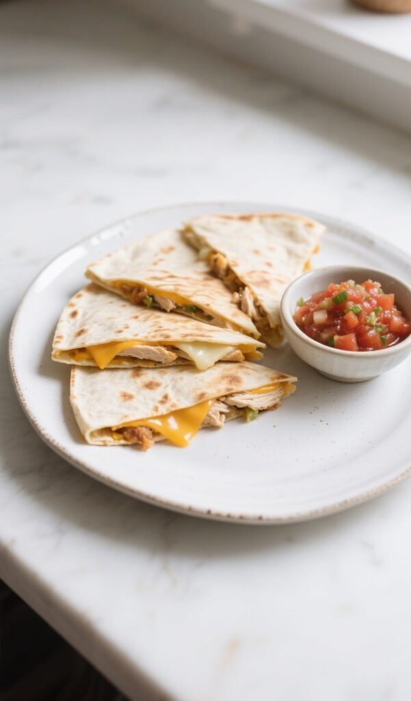 Easy Chicken and Cheese Quesadillas Recipe – A Family-Friendly Delight