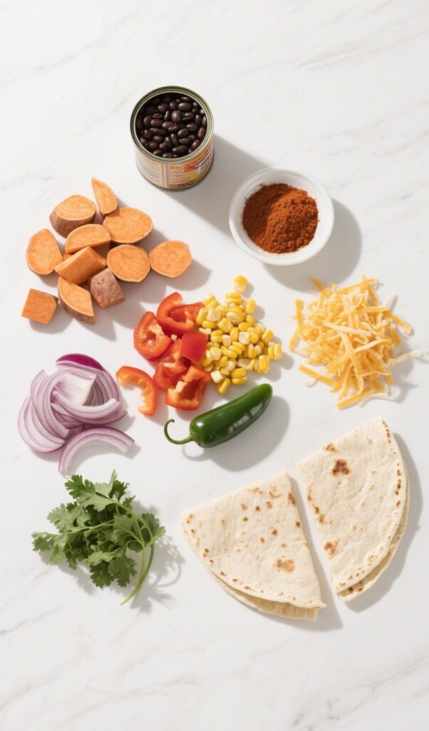 veggie quesadilla ingredients
