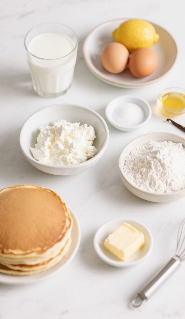 Fluffy Lemon Ricotta Pancakes