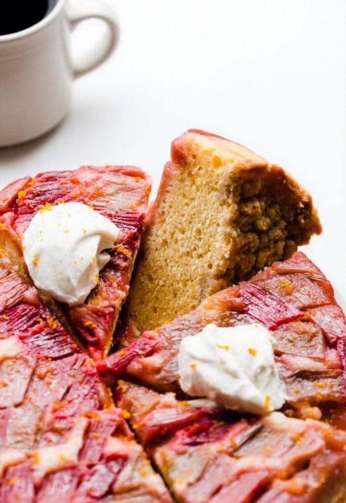 Rhubarb Upside Down Cake