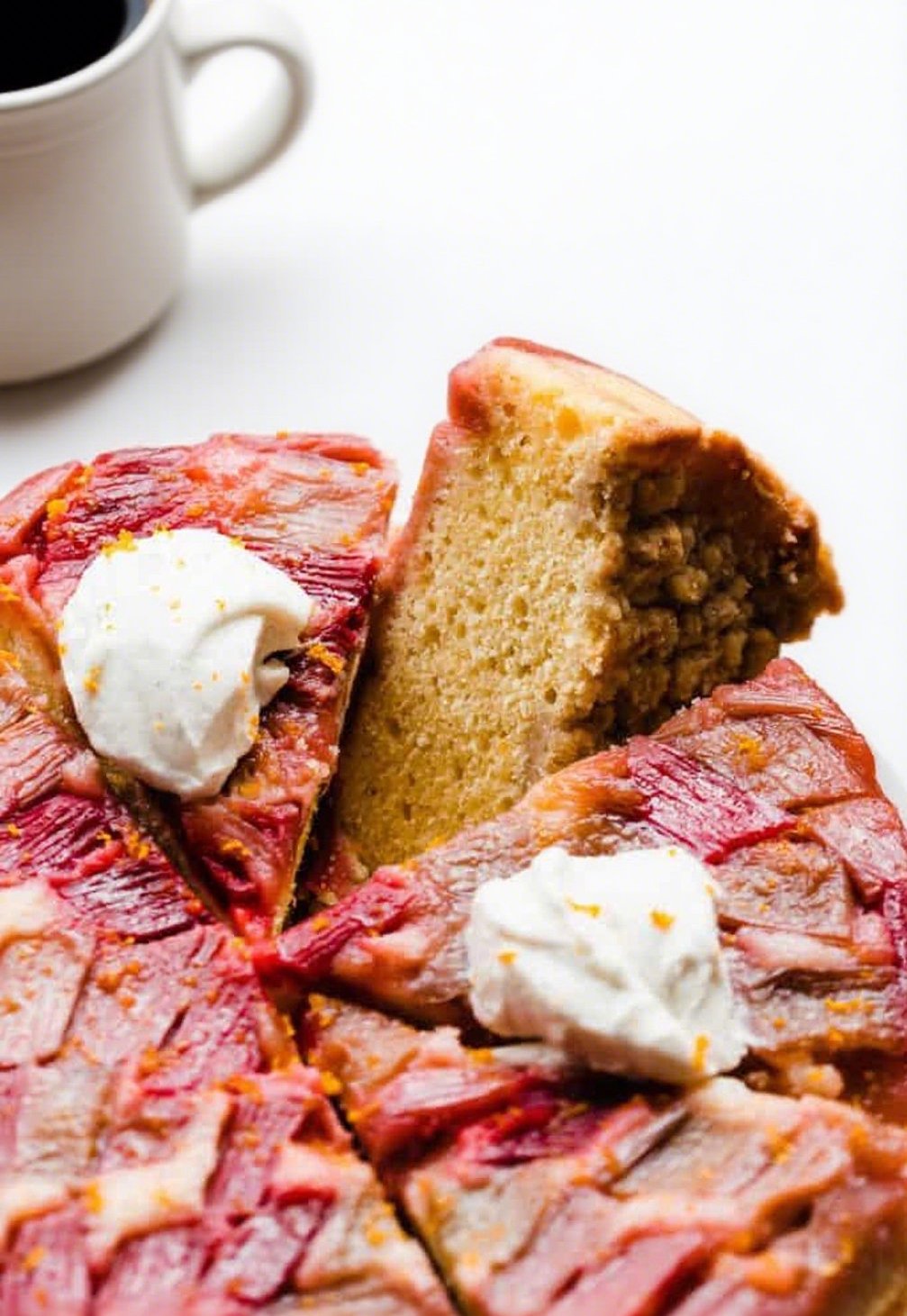 Rhubarb Upside Down Cake