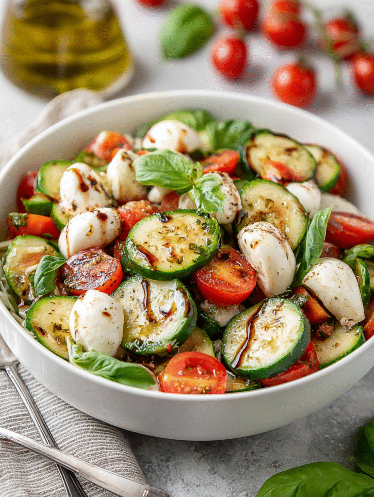 Cucumber Caprese Salad