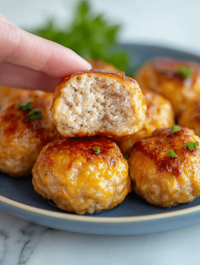 Ground Chicken Meatballs for Kids