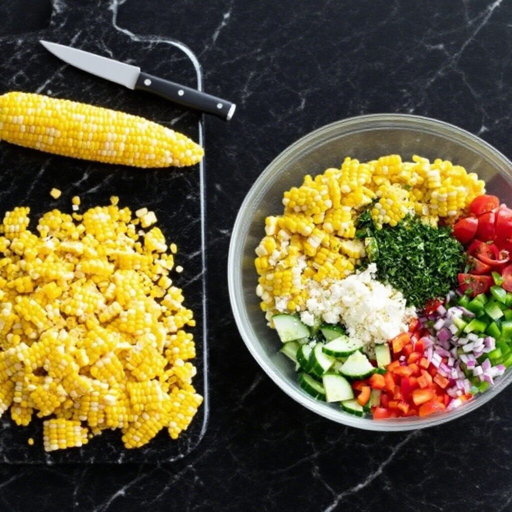 How to make corn salad 2