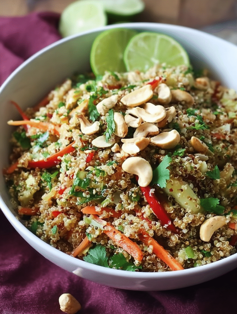 Thai Quinoa Crunch Salad