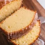 Homemade Apple Cider Pound Cake Slice