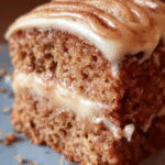 Applesauce Cake with Cinnamon Cream Cheese Frosting