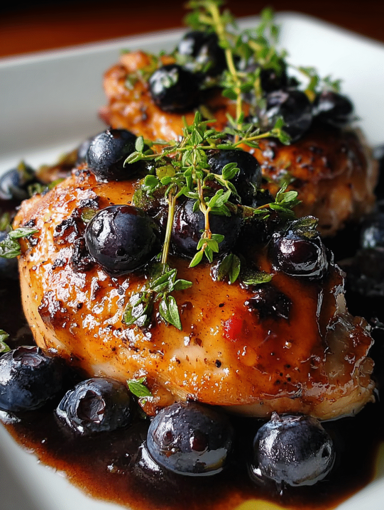 Blueberry Thyme Chicken