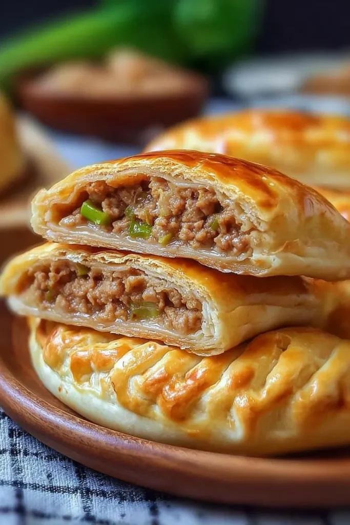 Delicious Chinese Meat Pies Ready to Serve