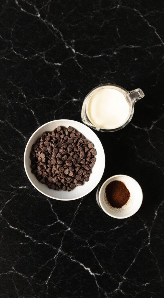 Ingredients for coffee cheesecake 3