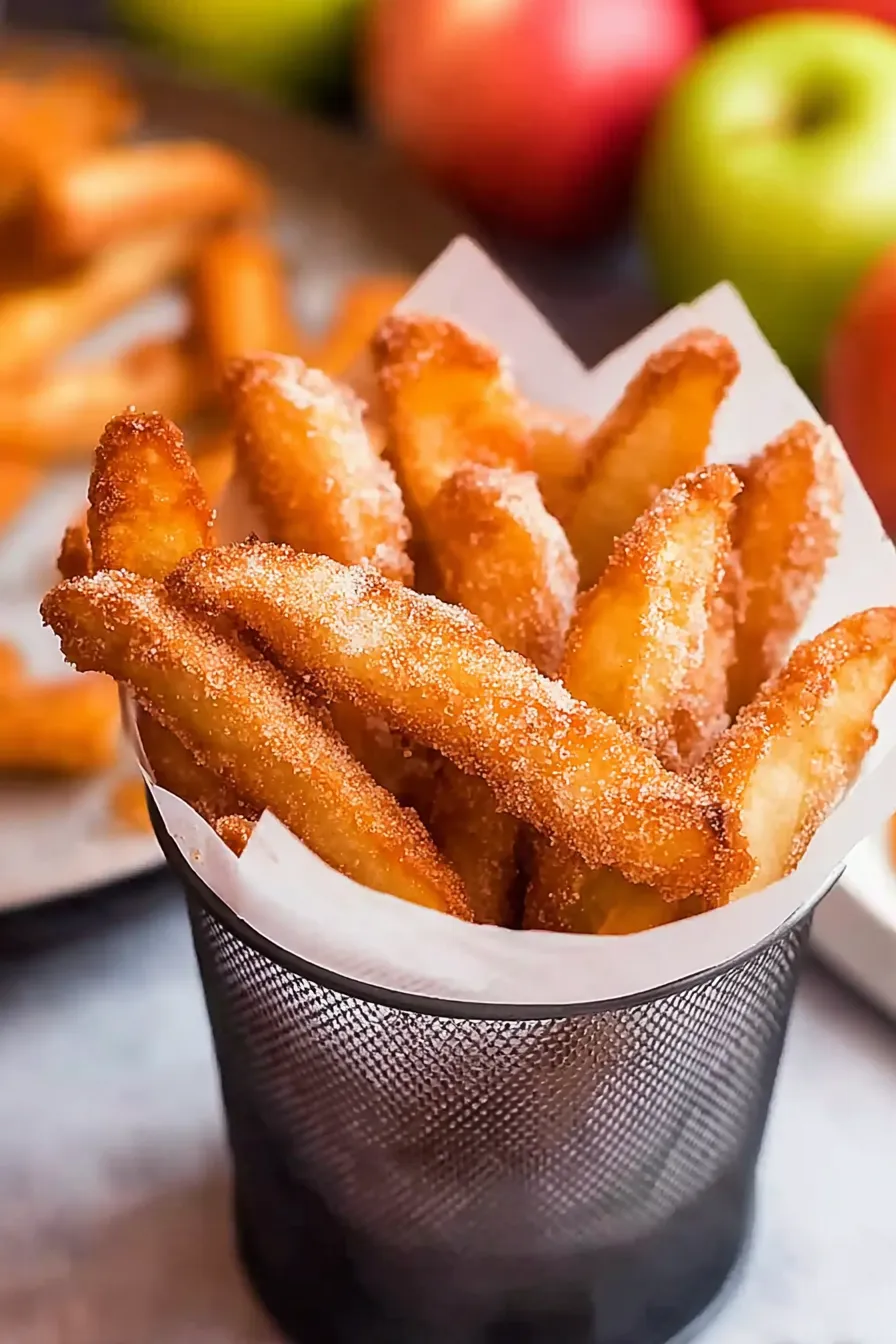 Crispy Air Fryer Apple Fries