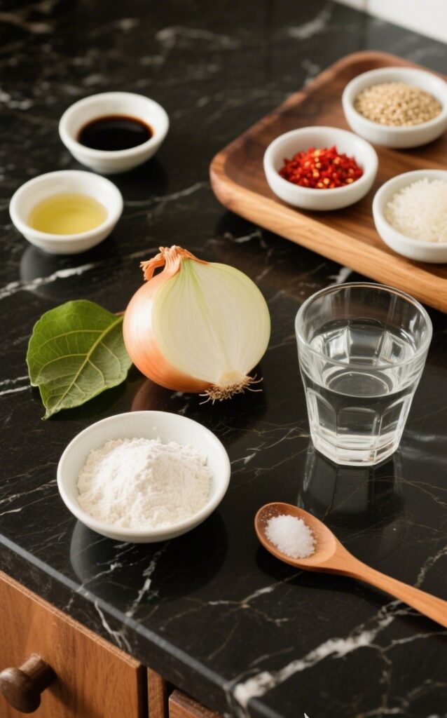 Crispy Korean Spring Onion Pancake ingredients