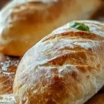 Freshly Baked Crusty Italian Bread Loaf