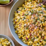 Colorful Elote Corn Salad in a Bowl