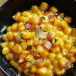 Honey Butter Skillet Corn in a Cast Iron Pan