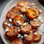 Honey Feta Sweet Potato Rounds Platter