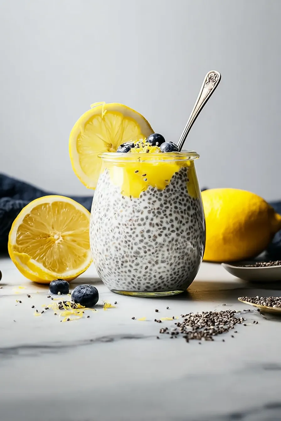 Lemon Cream Chia Pudding