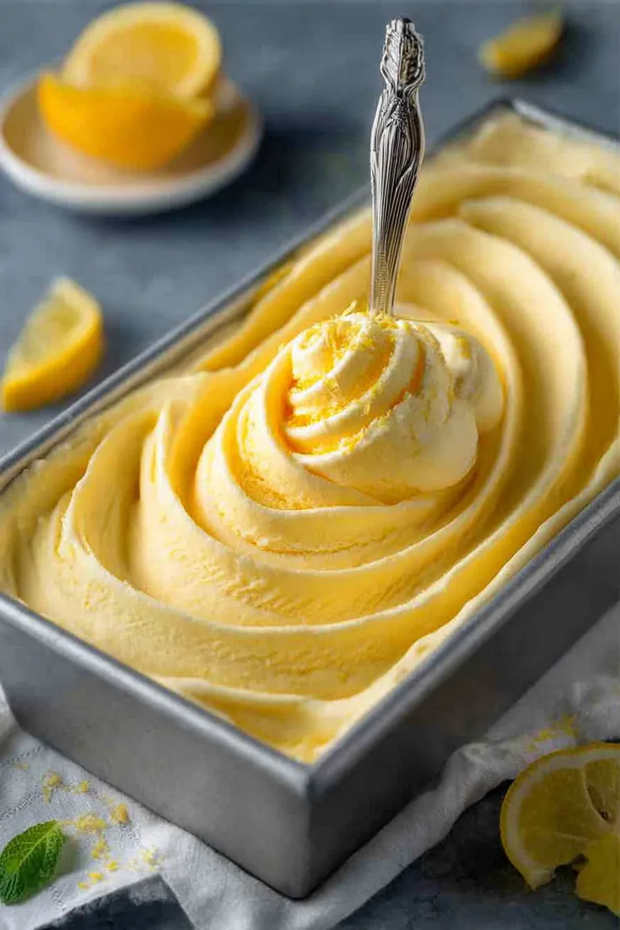Lemon Curd Ice Cream 