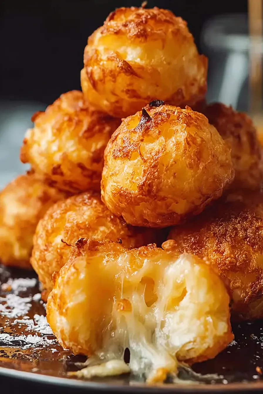 Mashed Potato Cheese Puffs 