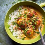 One Pan Coconut Lime Chicken Ready to Serve