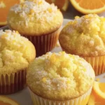 Freshly Baked Orange Muffins Ready to Enjoy