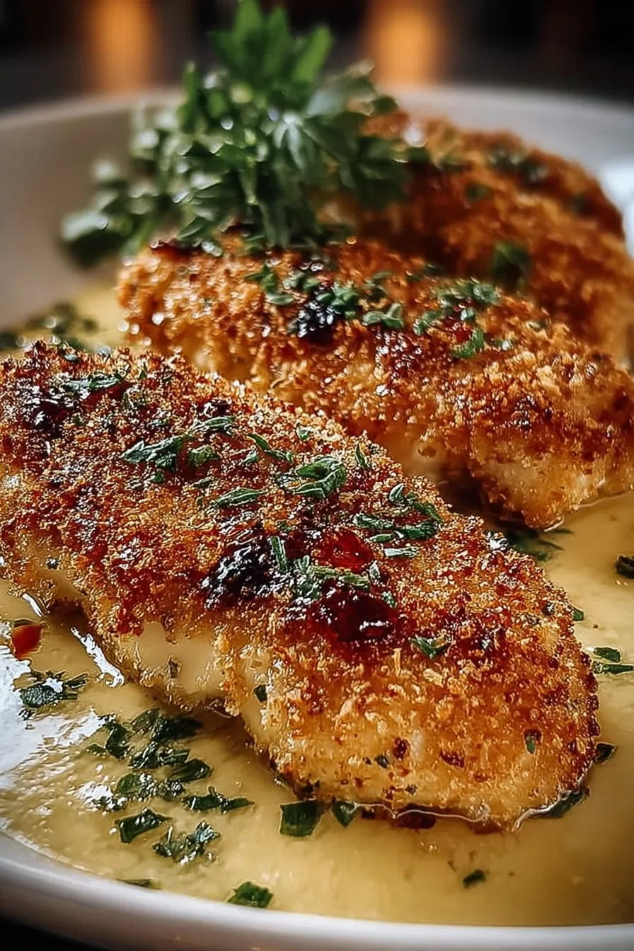 Delicious Parmesan Crusted Chicken Longhorn Ready to Serve