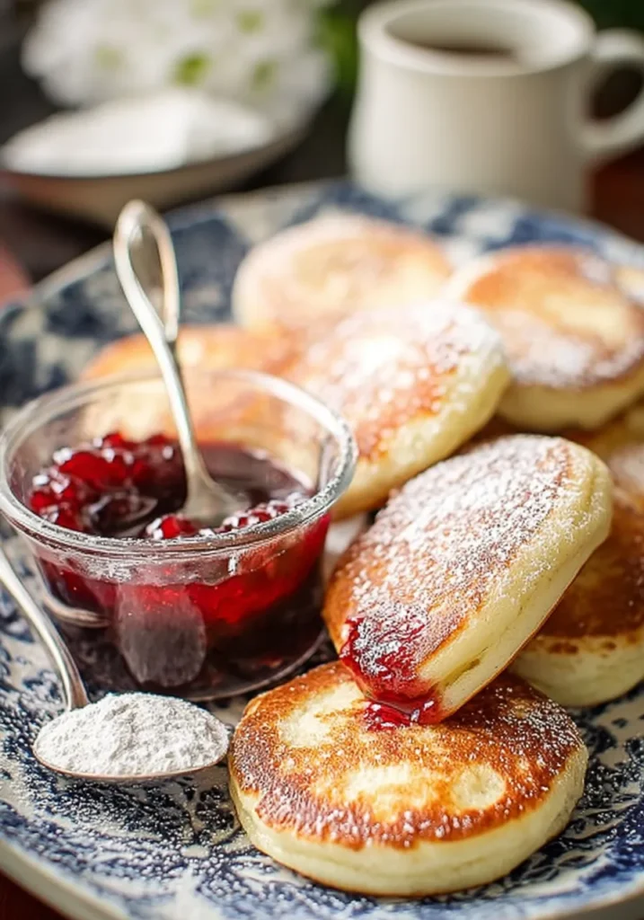 Delicious Ricotta Pancakes Ready to Serve