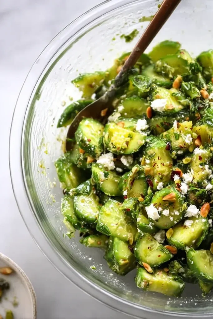 Vibrant Smashed Cucumber Salad
