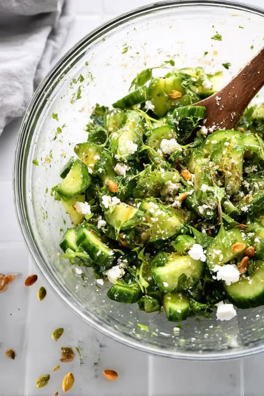 Smashed Cucumber Salad