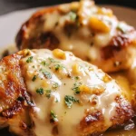 Texas Roadhouse Smothered Chicken Served on Plate
