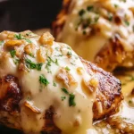 Texas Roadhouse Smothered Chicken Served on Plate