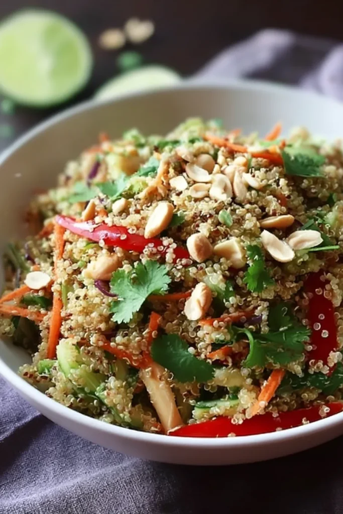 Thai Quinoa Crunch Salad – Healthy and Delicious Recipe