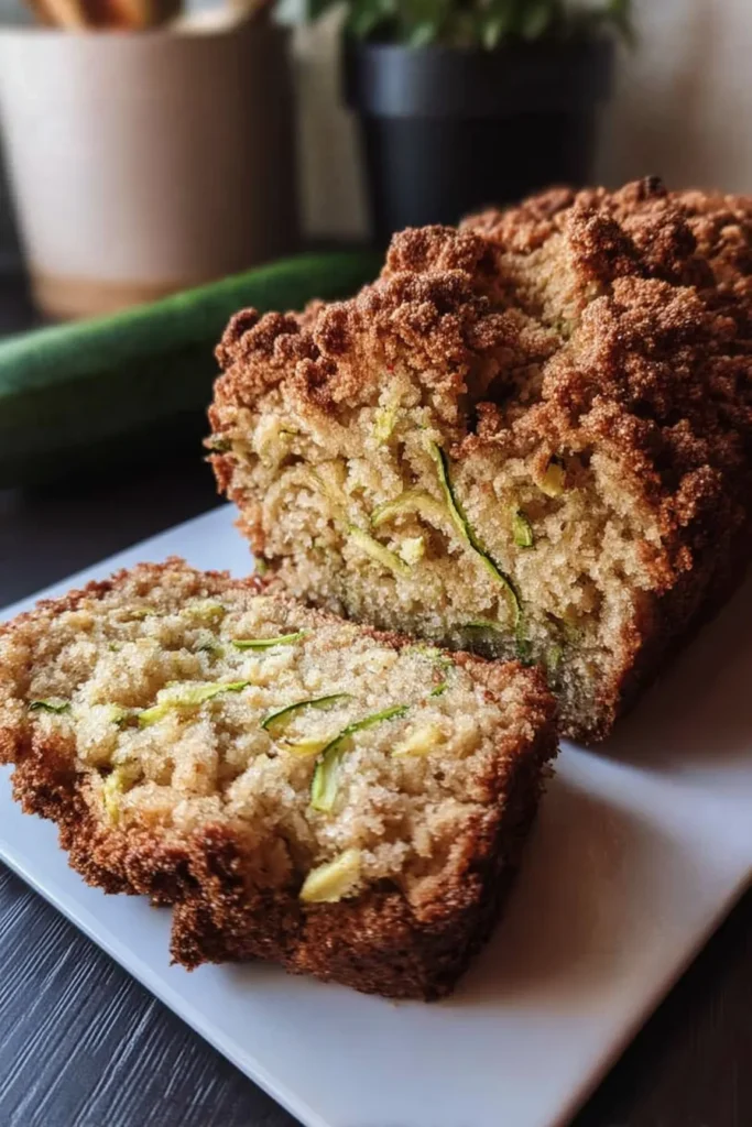Homemade Zucchini Bread Freshly Baked
