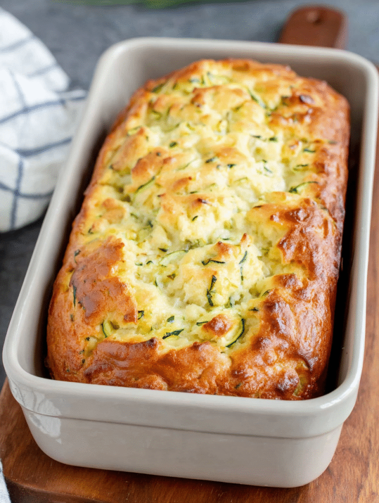 Green Onion Zucchini Cheddar bread