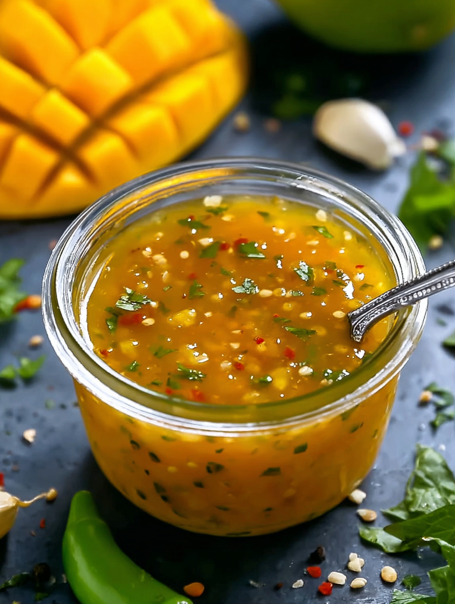 Mango Habanero Honey Garlic Sauce